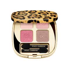 Тени для век Dolce &amp; Gabbana Felineyes Intense Eyeshadow Quad, 6 romantic rose