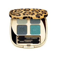 Тени для век Dolce &amp; Gabbana Felineyes Intense Eyeshadow Quad, 8 mediterranean blue