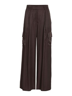 Широкие брюки-карго Vila, коричневый
