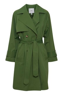 Межсезонное пальто Ichi Elova, темно-зеленый