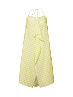 Пляжное платье Esprit, лимонно-желтый/светло-желтый