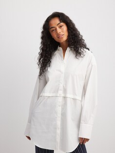 Блузка NA-KD, белый