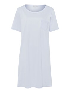 Ночная рубашка Hanro Cotton Deluxe 90cm, светло-синий