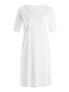 Ночная рубашка Hanro Cotton Deluxe 90cm, белый