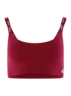 Бюстгальтер без косточек Adidas SCOOP LOUNGE BRA, бордо