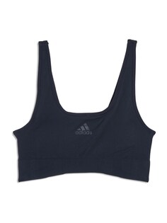 Бюстгальтер без косточек Adidas SCOOP LOUNGE BRA, темно-синий