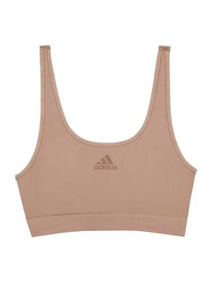 Бюстгальтер без косточек Adidas Sport Active 720 Seamless, светло-коричневый