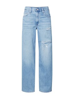 Широкие джинсы LEVIS, светло-синий