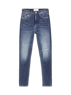 Узкие джинсы Calvin Klein, синий