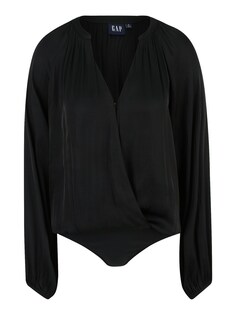 Блуза боди Gap, черный