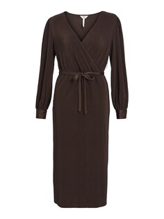Платье Object Shila, темно коричневый
