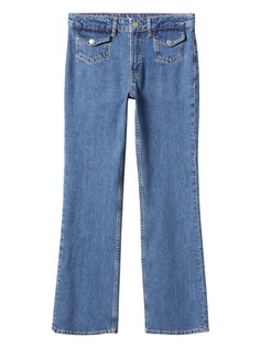 Расклешенные джинсы Mango Carmela, синий