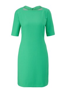 Платье-футляр S.Oliver, зеленый