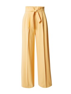 Широкие брюки со складками спереди Naf Naf ERIKA, желтый