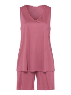 Короткий пижамный комплект Hanro Faye, розовый