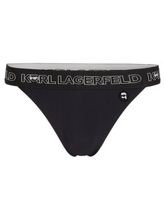 Плавки бикини Karl Lagerfeld, черный