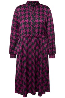 Рубашка-платье Ulla Popken, фиолетовый/черный