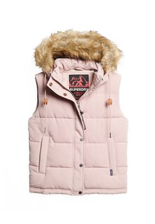 Жилет Superdry Everest, светло-розовый