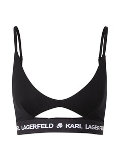 Треугольный бюстгальтер Karl Lagerfeld Peephole, черный