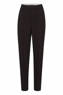 Обычные брюки со складками спереди Fransa Callie, черный