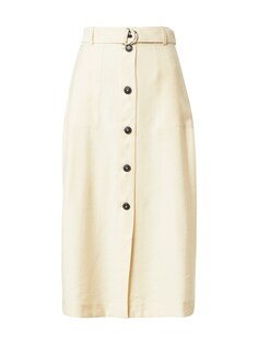 Юбка Tommy Hilfiger Tommy Hilfiger X ABOUT YOU BUTTONED MIDI SKIRT, бежевый