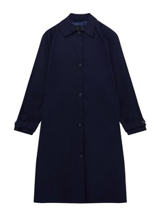 Межсезонное пальто Pull&amp;Bear, темно-синий