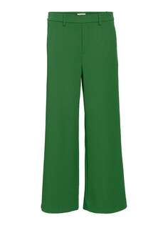 Широкие брюки со складками спереди Object LISA, трава зеленая