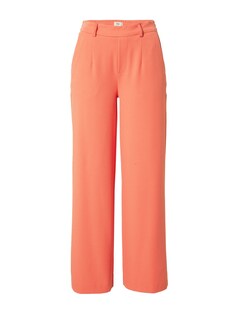 Широкие брюки со складками спереди Object Lisa, апельсин