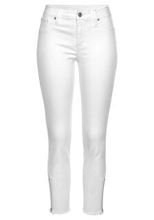 Узкие джинсы Lascana, белый