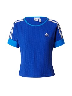 Рубашка Adidas Adicolor 70S, лазурный/королевский синий