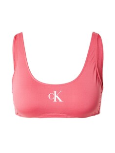 Топ бикини без косточек Calvin Klein, розовый