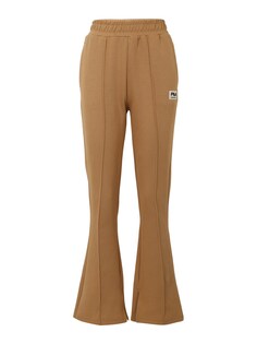 Расклешенные брюки Fila TOYONAKA, коричневый