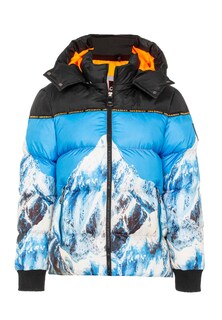 Зимняя куртка Cipo &amp; Baxx, синий/смешанные цвета