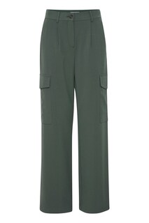 Обычные брюки-карго B.Young Danta, пестрый зеленый