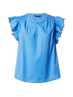Блузка Marks &amp; Spencer Frill, темно-синий/лазурный