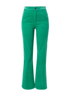 Расклешенные брюки Pulz Jeans SALLY, зеленый