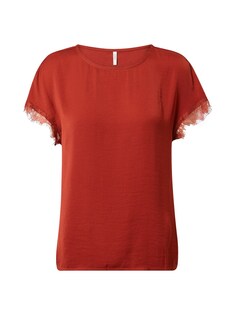 Рубашка Only, оранжево-красный