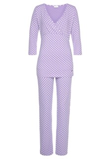 Пижама Lascana, пастельно-фиолетовый