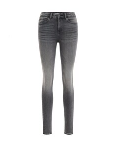 Узкие джинсы We Fashion, темно-серый
