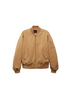 Межсезонная куртка Mango Alfa, светло-коричневый