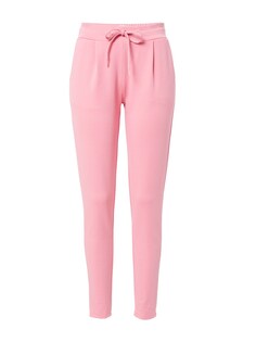 Зауженные брюки со складками спереди Ichi KATE, светло-розовый