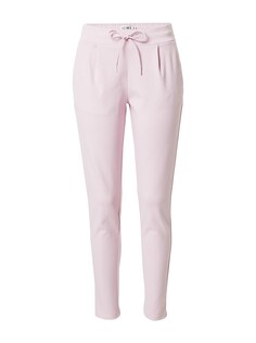 Зауженные брюки со складками спереди Ichi KATE, пастельно-фиолетовый