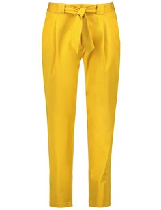Обычные брюки со складками спереди Taifun, желтый