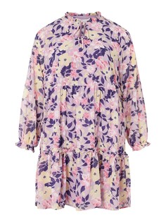 Рубашка-платье Evoked Viura, сливовый/светло-фиолетовый