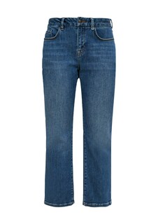 Расклешенные джинсы Comma, темно-синий