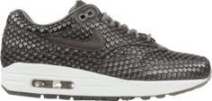 Кроссовки Nike Wmns Air Max 1 Premium &apos;Reptile Metallic Pewter&apos;, серый