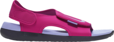 Сандалии Nike Sunray Adjust 5 V2 GS &apos;Fireberry Purple Pulse&apos;, розовый