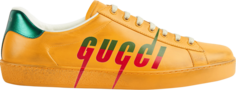 Кроссовки Gucci Ace Gucci Blade - Distressed Yellow, желтый