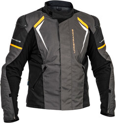 Lindstrands Sandvik Водонепроницаемая мотоциклетная текстильная куртка, черный/оранжевый