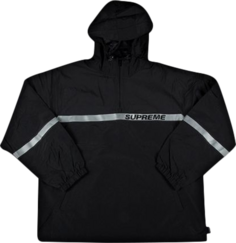 Пуловер Supreme Reflective Taping Hooded Pullover &apos;Black&apos;, черный